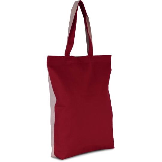 Bolsa de compras bicolor en...