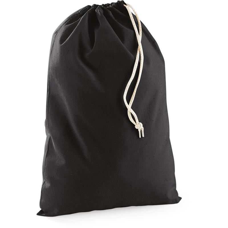 Black drawstring bag XL