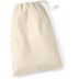 Natural drawstring bag S