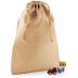 Jute bag with drawstrings - M