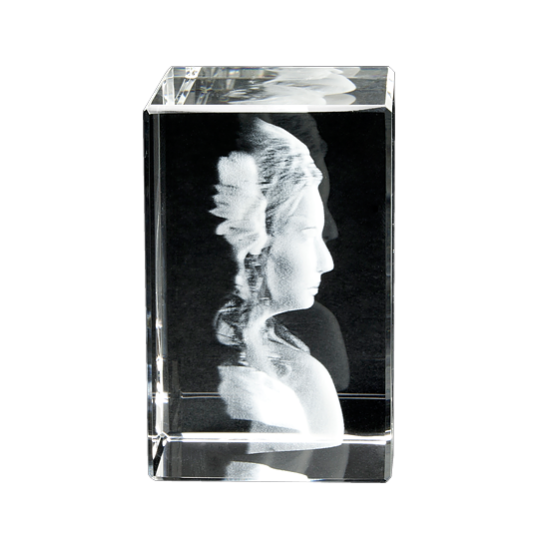 Troféu em Cristal 2D/3D