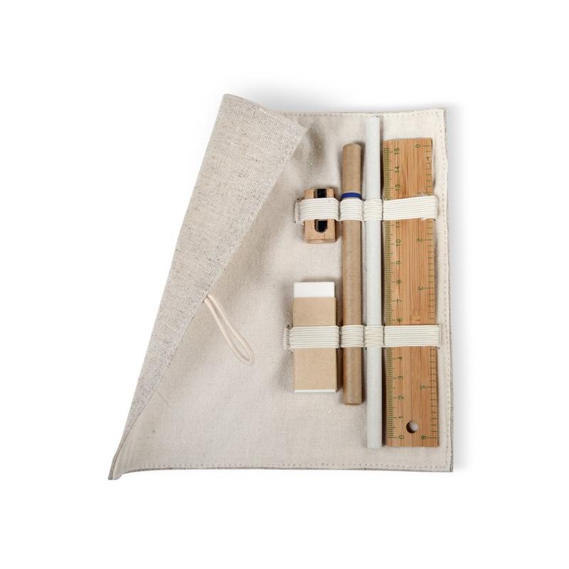 Ensemble bureau sac coton Ecoset