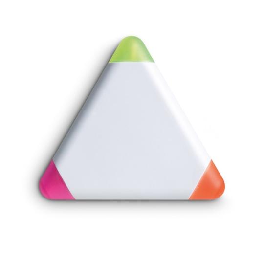 Marcador triangular c/3 cores