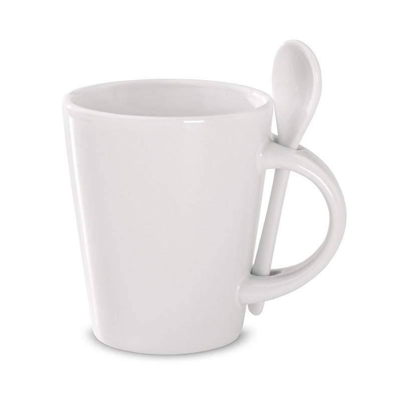 Taza sublimación con cuchara Sublimkonik
