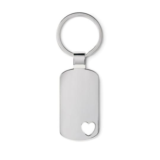 Porte-clés avec détail de cœur