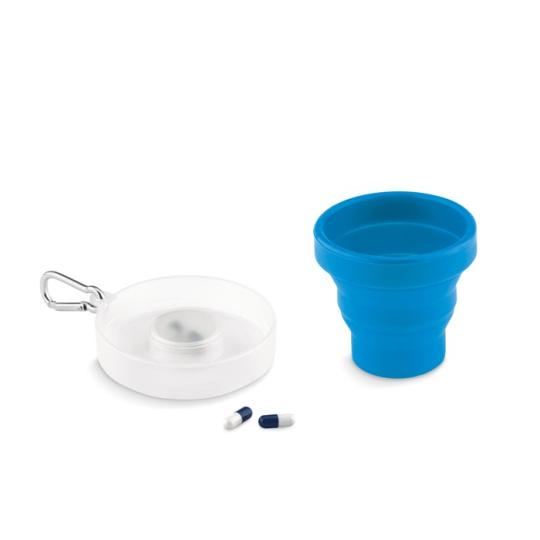 Foldable silicone cup Cup Pill