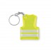 Reflective lab coat keychain