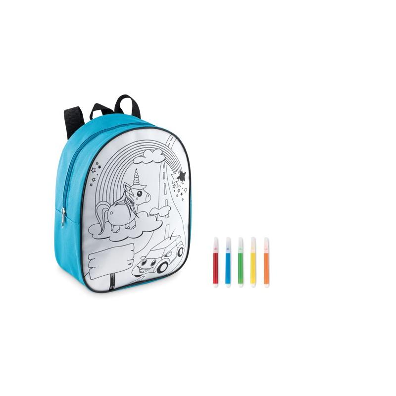 Colouring backpack