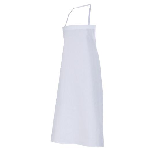 Delantal con peto de algodón
