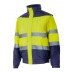 Blouson bicolore haute visibilité matelassé