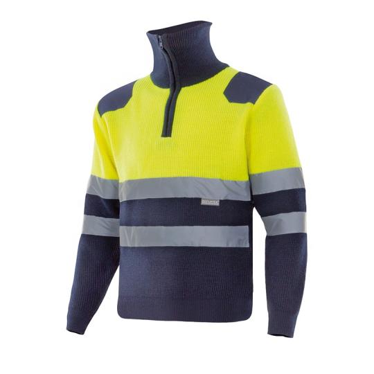 Jersey de punto bicolor
