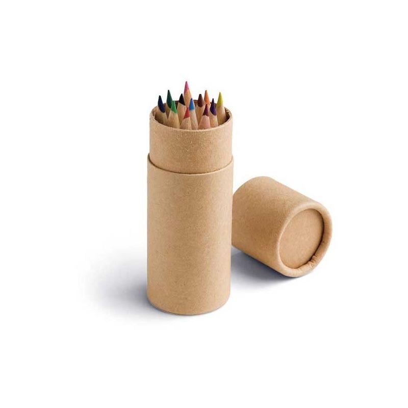 Caixa com 12 lápis de cor