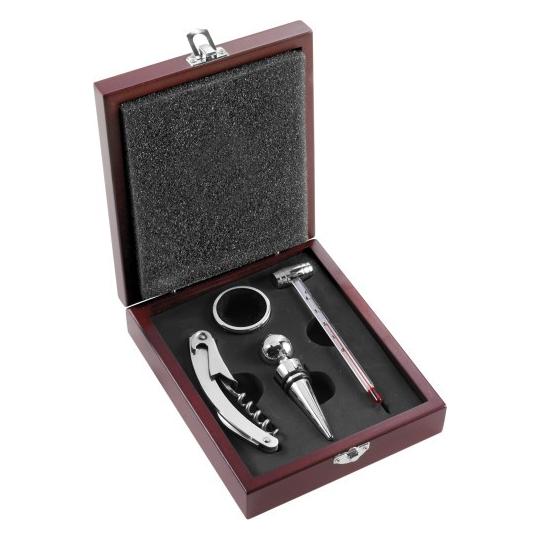 Elegante conjunto de vinho