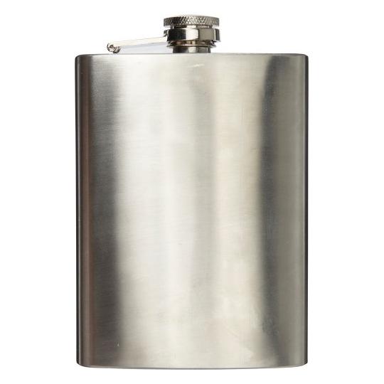 Garrafa de bolso de aço inoxidável (240 ml)        
