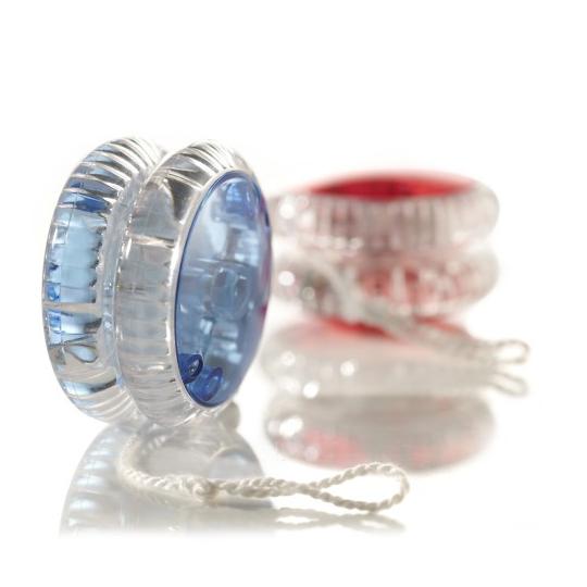 Yo-Yo transparente con luz...