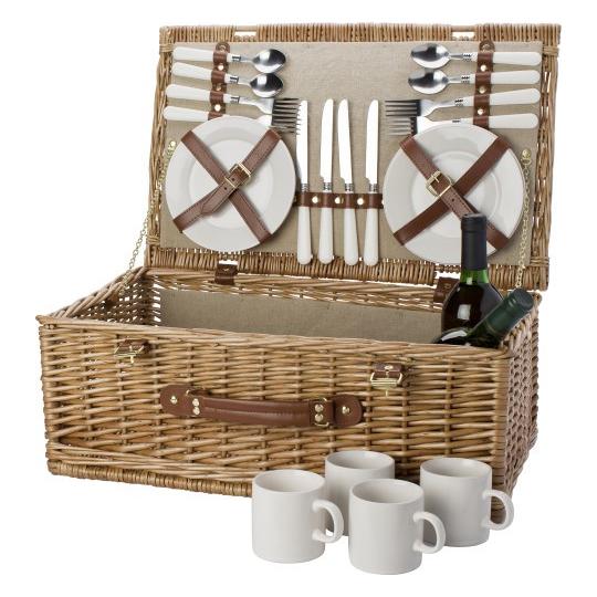 Cesta de pic-nic para 4 pessoas