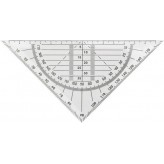 Triângulo de plástico para medição