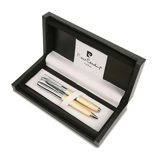 Set Esferográfica e Pluma "Ferrara" Pierre Cardin