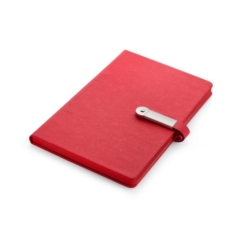 Bloco de Notas A5 com USB 16GB Mente