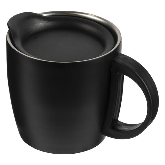 Caneca de viagem de parede dupla, em aço inox (350 ml)