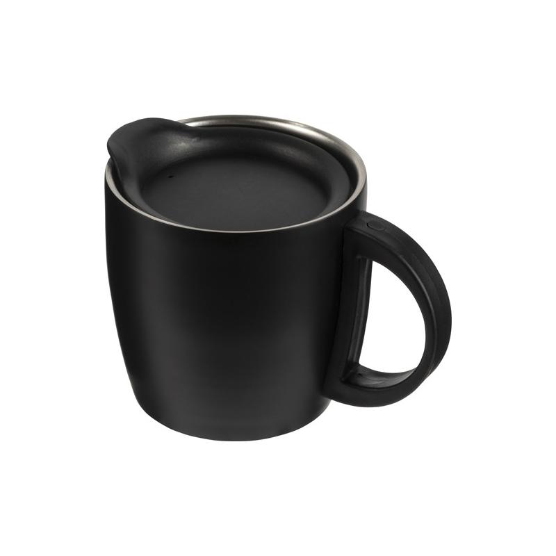 Caneca de viagem de parede dupla, em aço inox (350 ml)