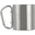Caneca de viagem de parede dupla, em aço inox (200 ml)