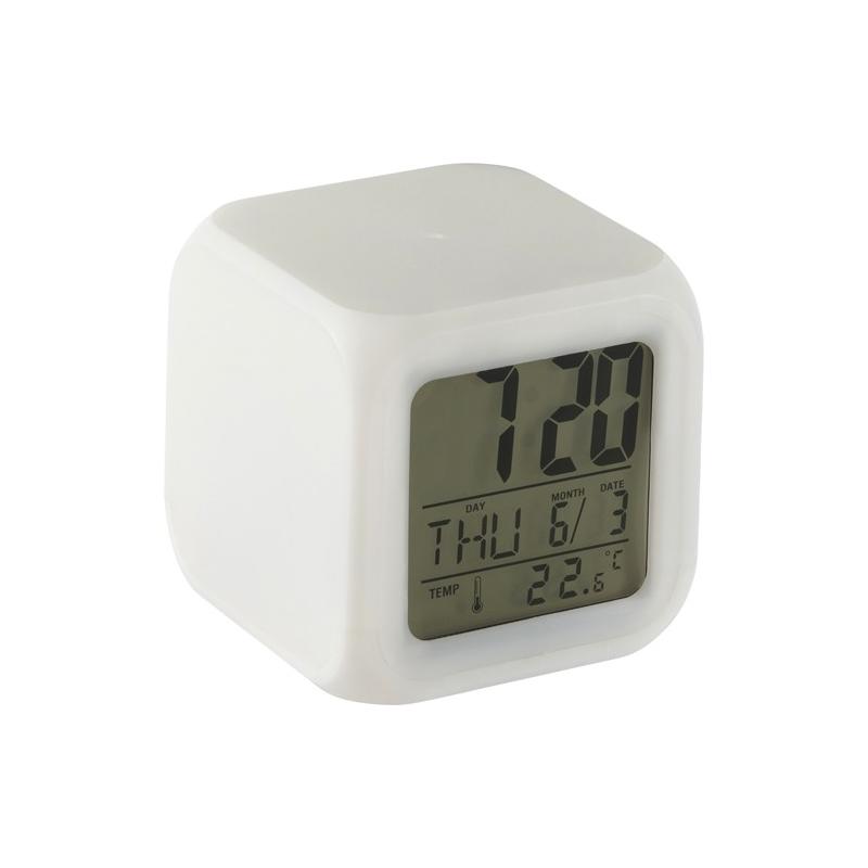 Despertador em forma de cubo