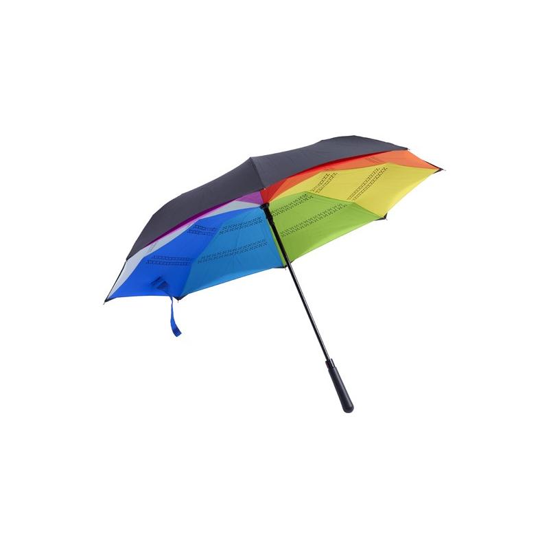 Guarda-chuva pongee  reversível e automático