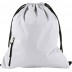 Mochila pongee (190T) de fechar por corda