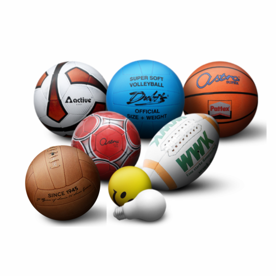 Bolas de desporto personalizadas