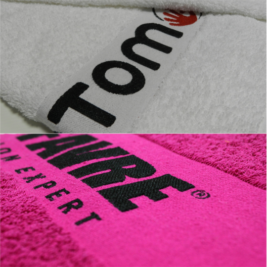 Toalhas em Jacquard personalizadas