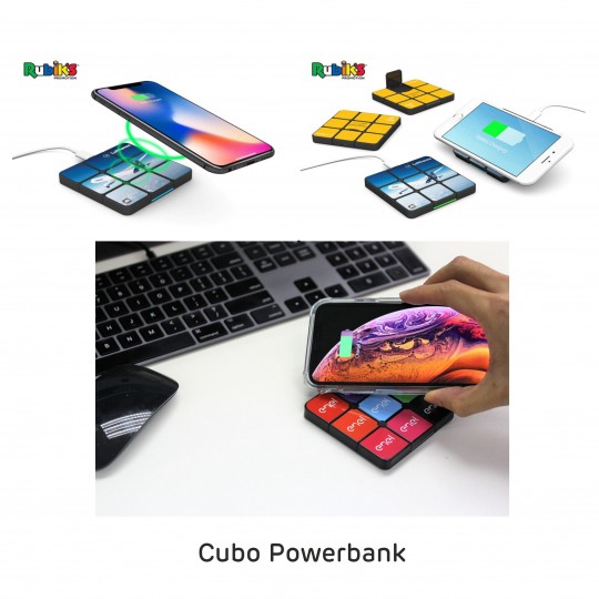 Cubo Mágico Powerbank Rubiks® Tecnológico (Produção)