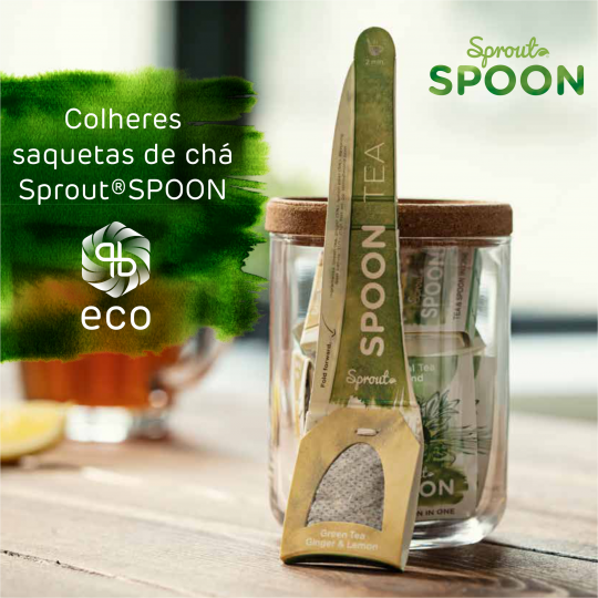 Colheres saquetas de chá Sprout®SPOON