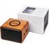 Coluna com base de carregamento sem fios "Wooden"