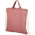 Mochila com cordões em algodão reciclado 150 g/m² "Pheebs"
