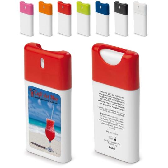 Spray antibacteriano para mãos com 62% de álcool