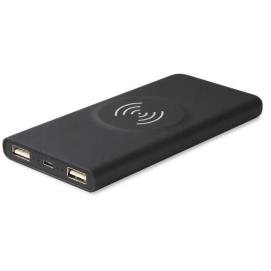 Powerbank slim sem fios retroiluminado "SCX.design® P17" 5000 mAh