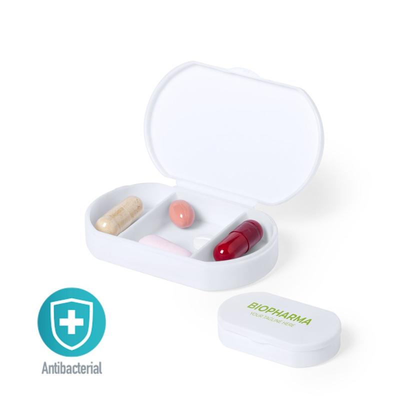 Caixa para comprimidos anti-bacteriana Hempix