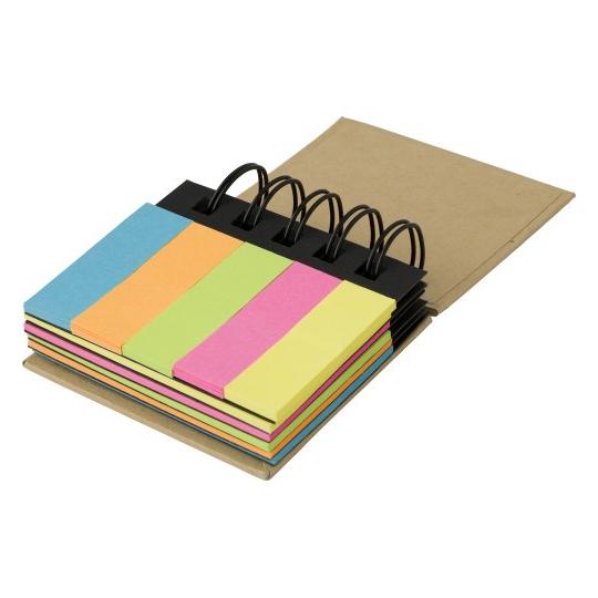 Spiral sticky notes pad...