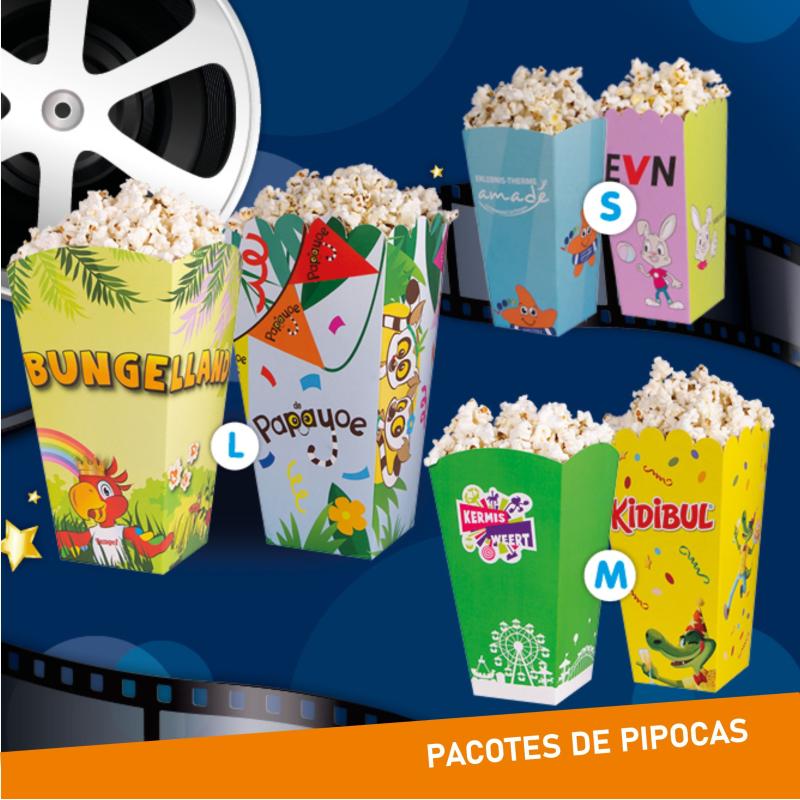Pacotes de pipocas
