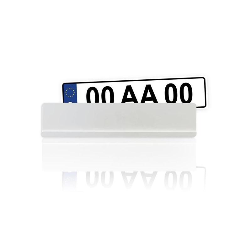 Support pour plaques d'immatriculation Basplate Blanche