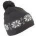 Gorro tricotado, motivo estrela