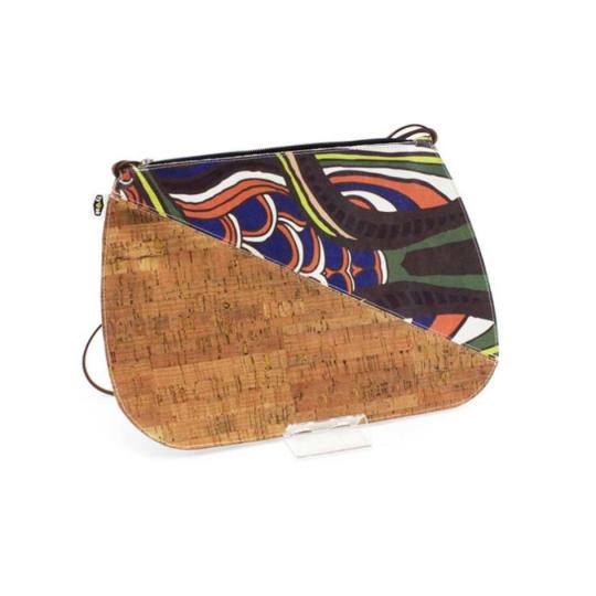 Bolsa mulher,tyvek e cortiça