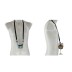 Porta copos pequeno poliéster com lanyard
