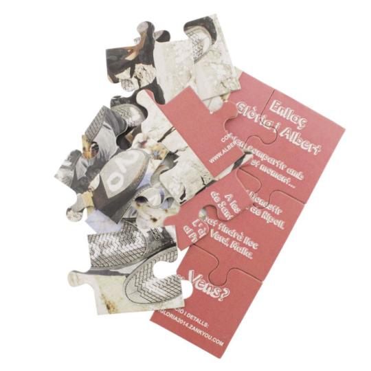 Puzzle de cartão A5 com 12 peças