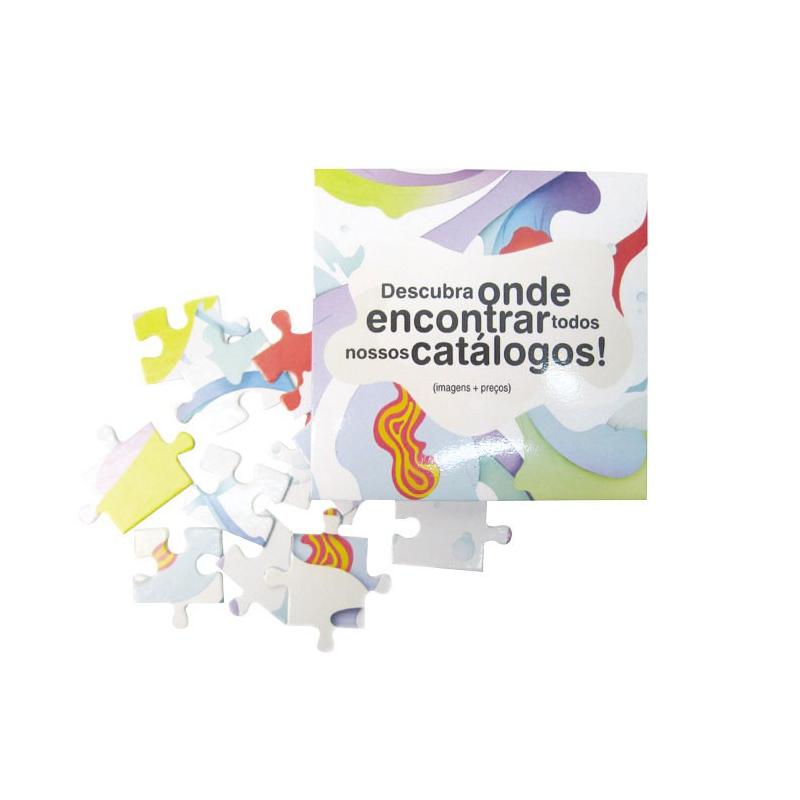 Puzzle A5 de 12 peças com embalagem
