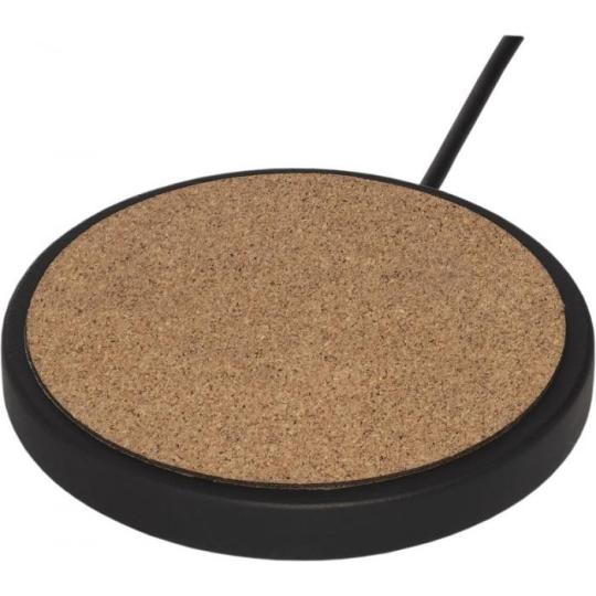 Base de carregamento sem fio de 10 W em pedra calcária /cortiça Kivi