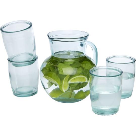 Conjunto de 5 copos de vidro reciclado Terazza