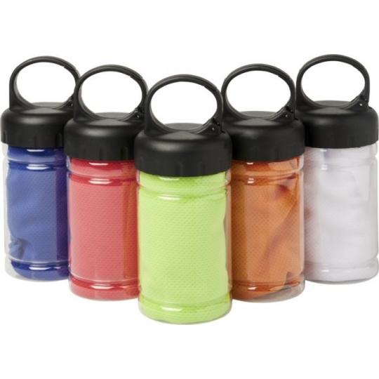 Toalha refrescante em recipiente PET Remy