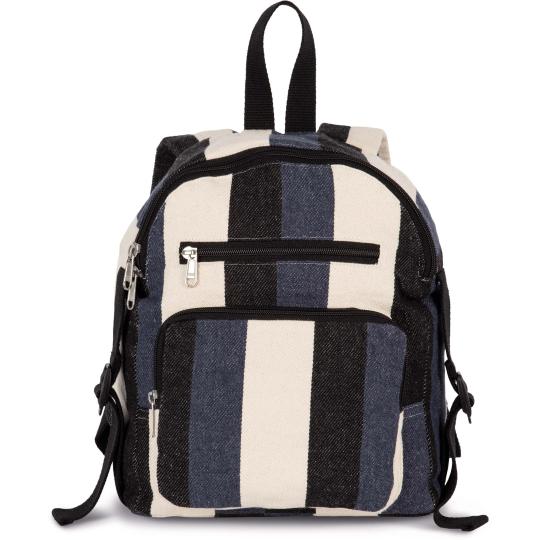 Mochila reciclada às riscas Kimood®